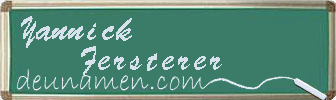 Yannick Fersterer Visitenkarte